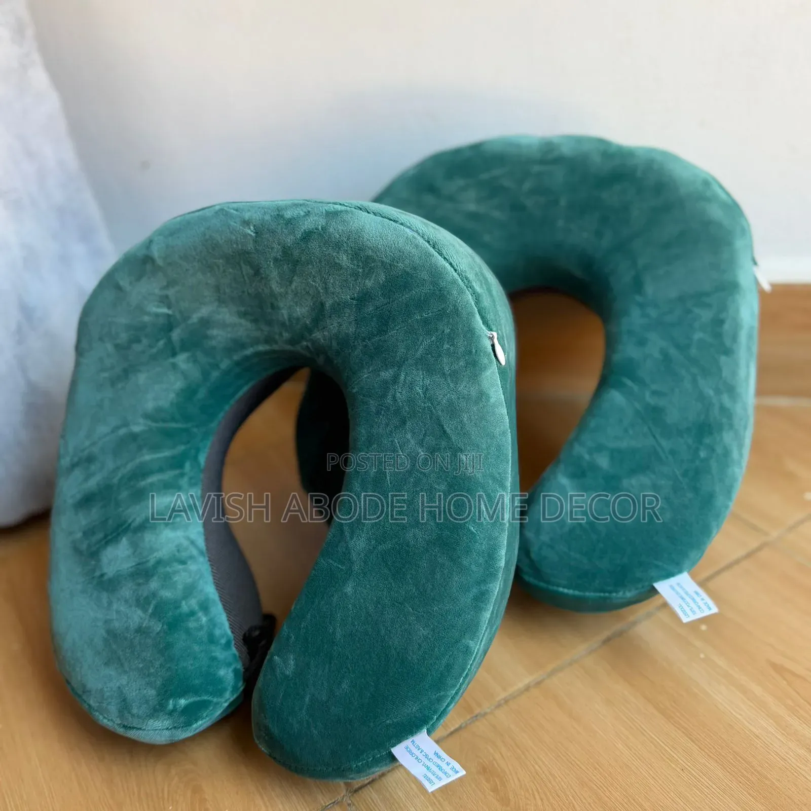 Green Essential Neck Pillow for Comfortable Travel