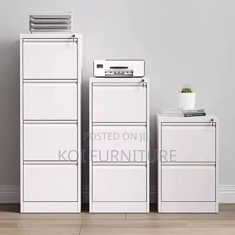 Office Cabinet; Four Drawers Steel Cabinet With Key Lock