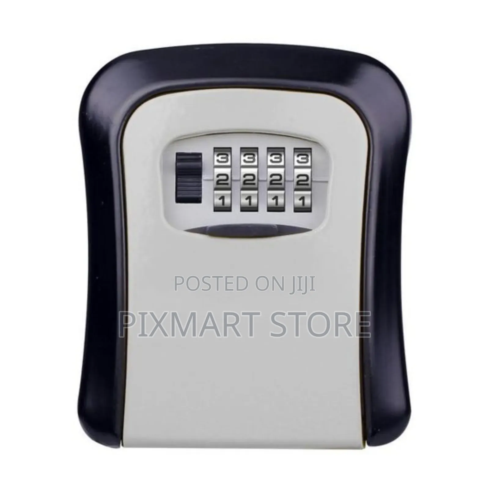 Metallic Key Lock Box With 4-digit Combination, Aluminum Alloy