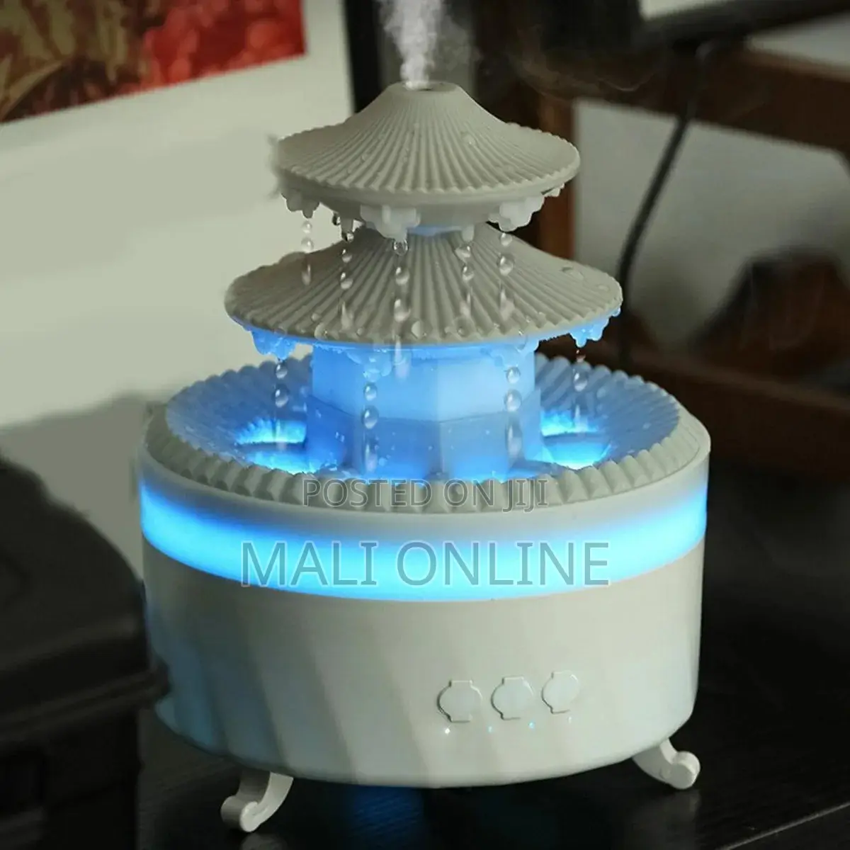 Raindrop Humidifier Essential Oil Diffuser 7 Color Led Mist Humidifier
