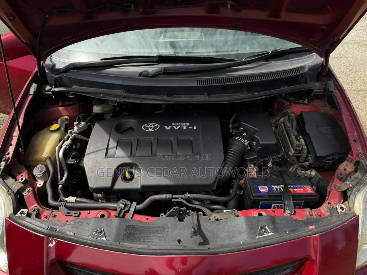 Toyota Auris 2009 Red