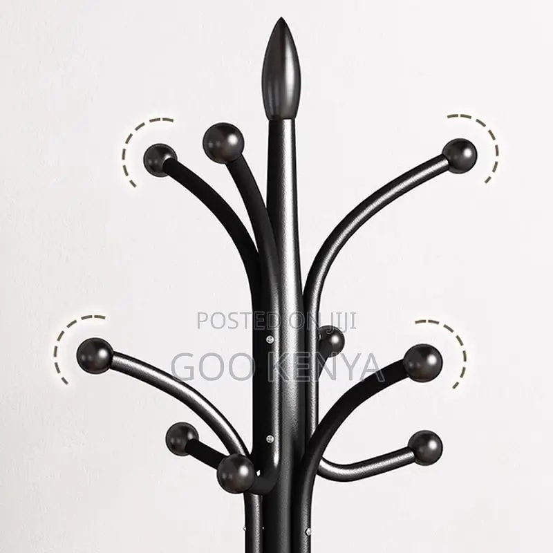 Bedroom Coat Hanger; Modern Metal Coat Rack With Strong Weighted Base