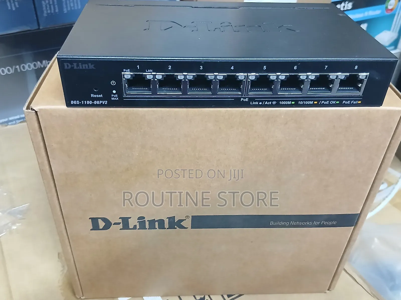 Dlink DGS F1100-08p 8port Unmanaged