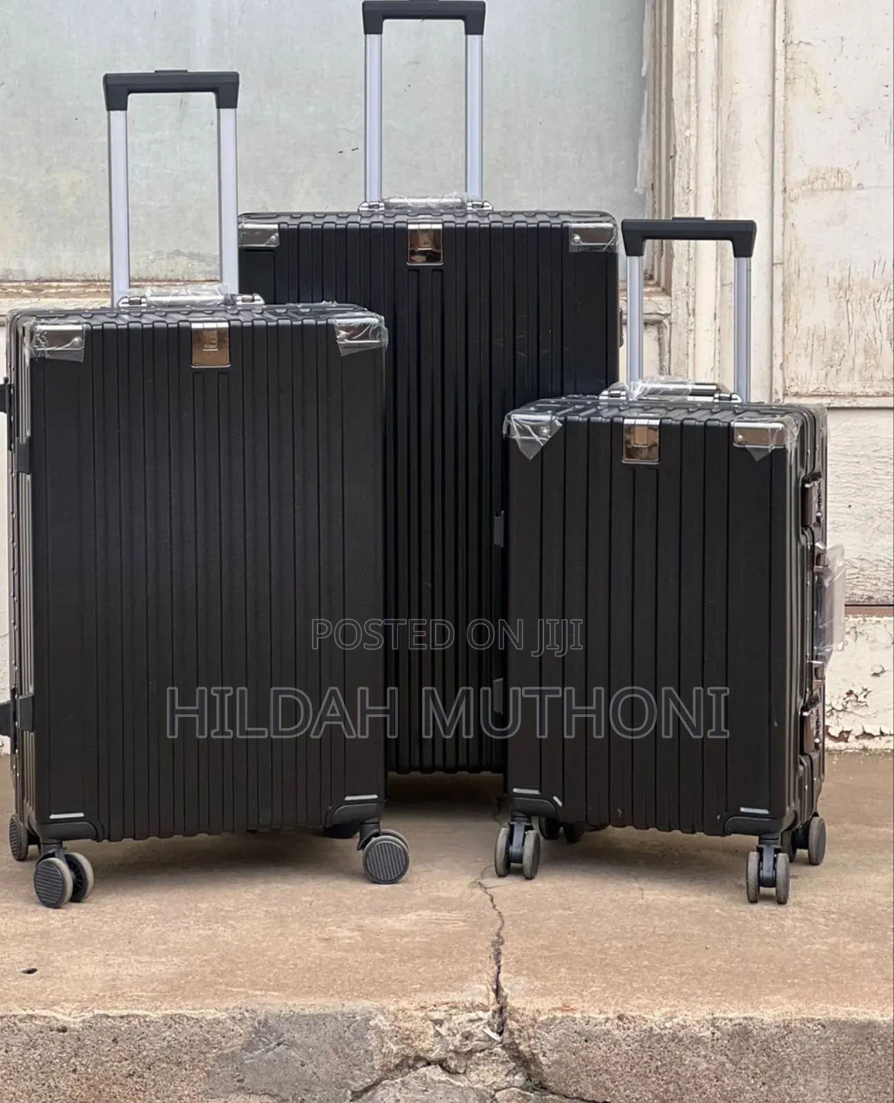 3 in 1 Laxurious Managerial Bossy Aliminium Flame Zippless Suitcase