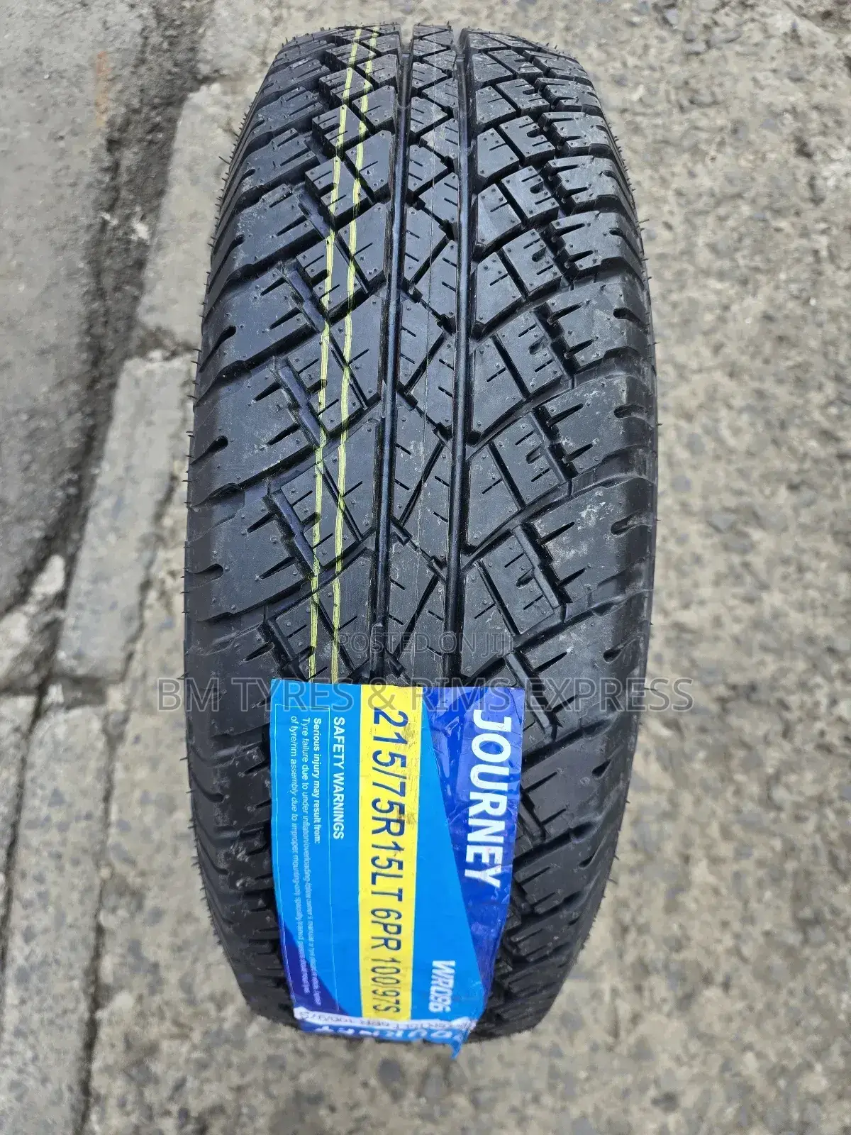 215 /75 R15 Journey Tyres (All Terrein)
