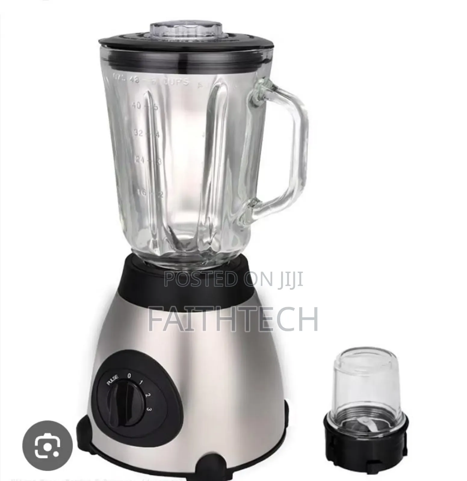 *Happy Homes Heavy Duty 2in1 Blender With Unbreakable Glass Jug