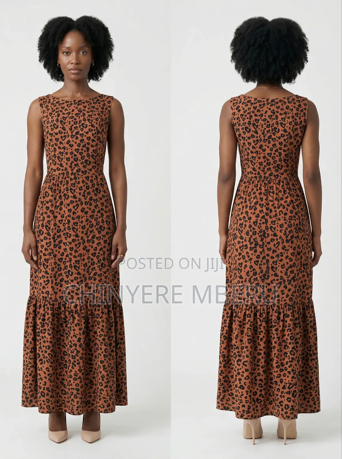 Heavy Chiffon Tiered Dress