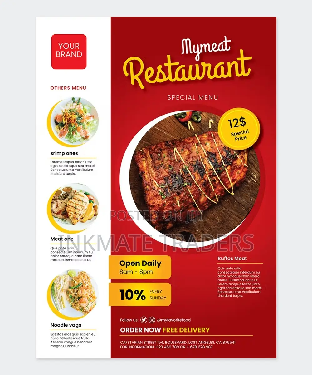 High Quality Advertising Flyers
