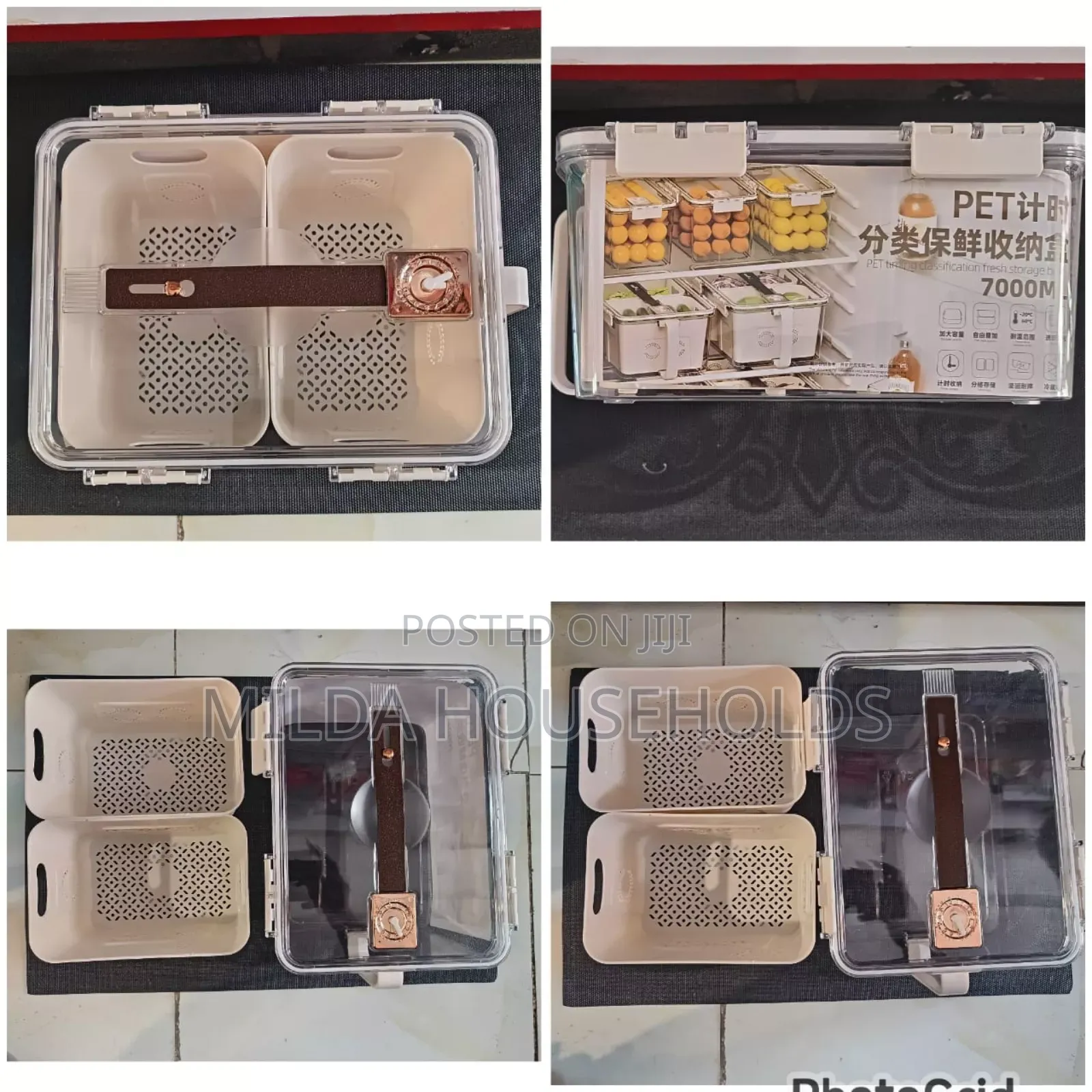 Acrylic Fridge Storage Containers 7 LTRS