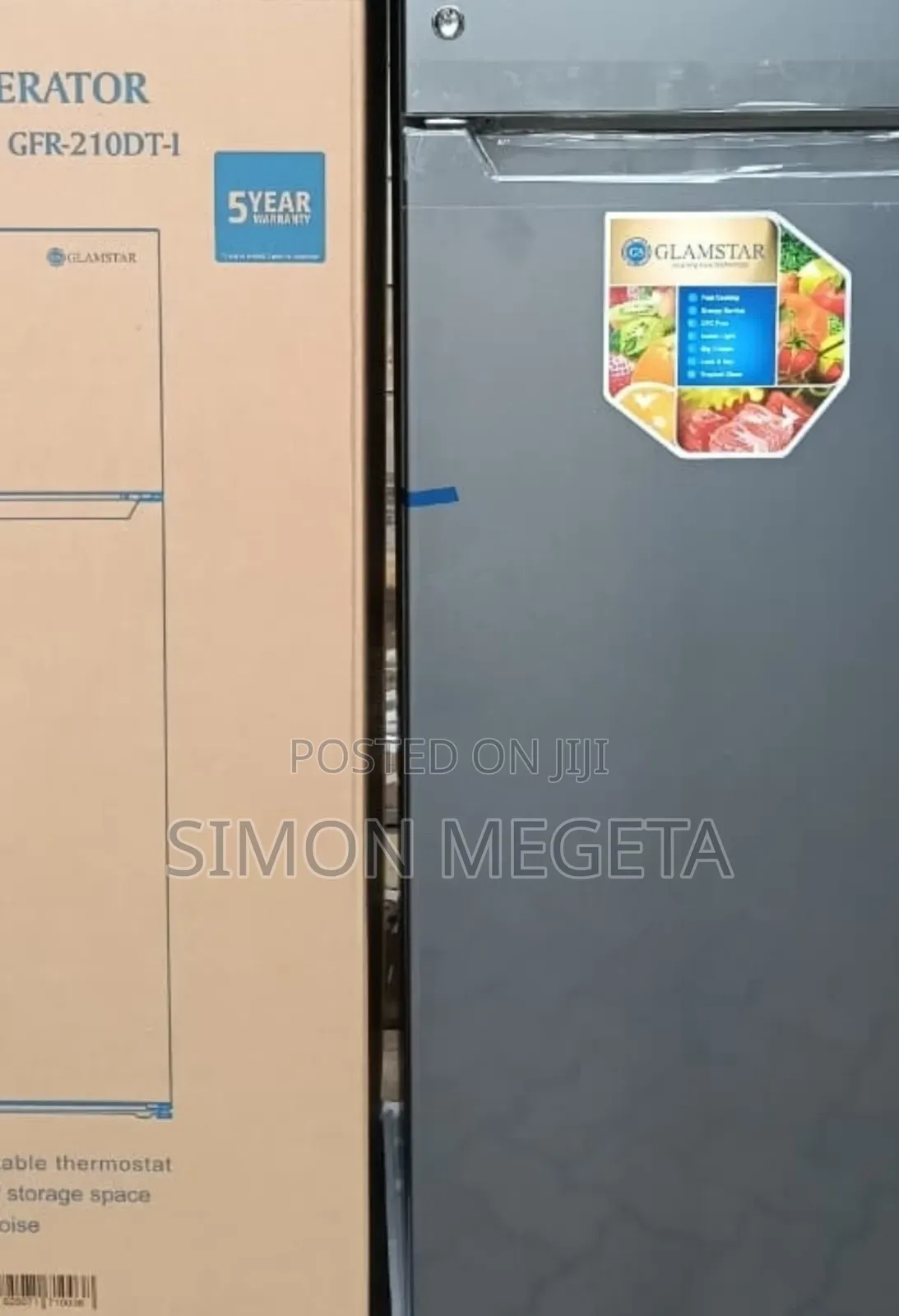 Spacious 168l Glamstar Double Door Fridge – Efficiency Meets Elegance.