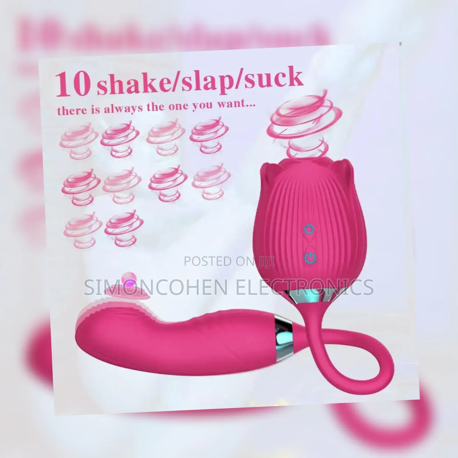 Rose Toys Nipple Clitoral Sucking Rose Vibrator Sex Toys For Woman