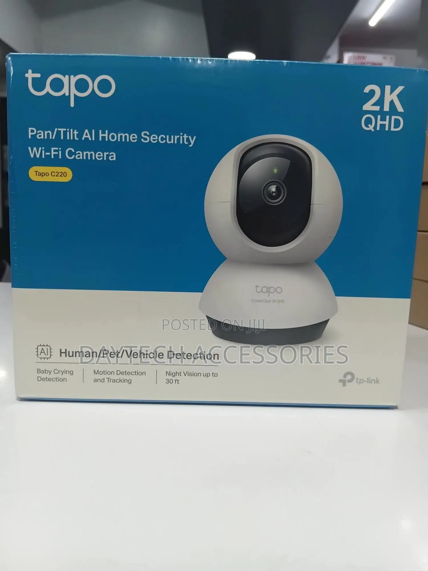 Tp-Link Tapo C220 Pan/Tilt Ai Home Security Wi-Fi Camera