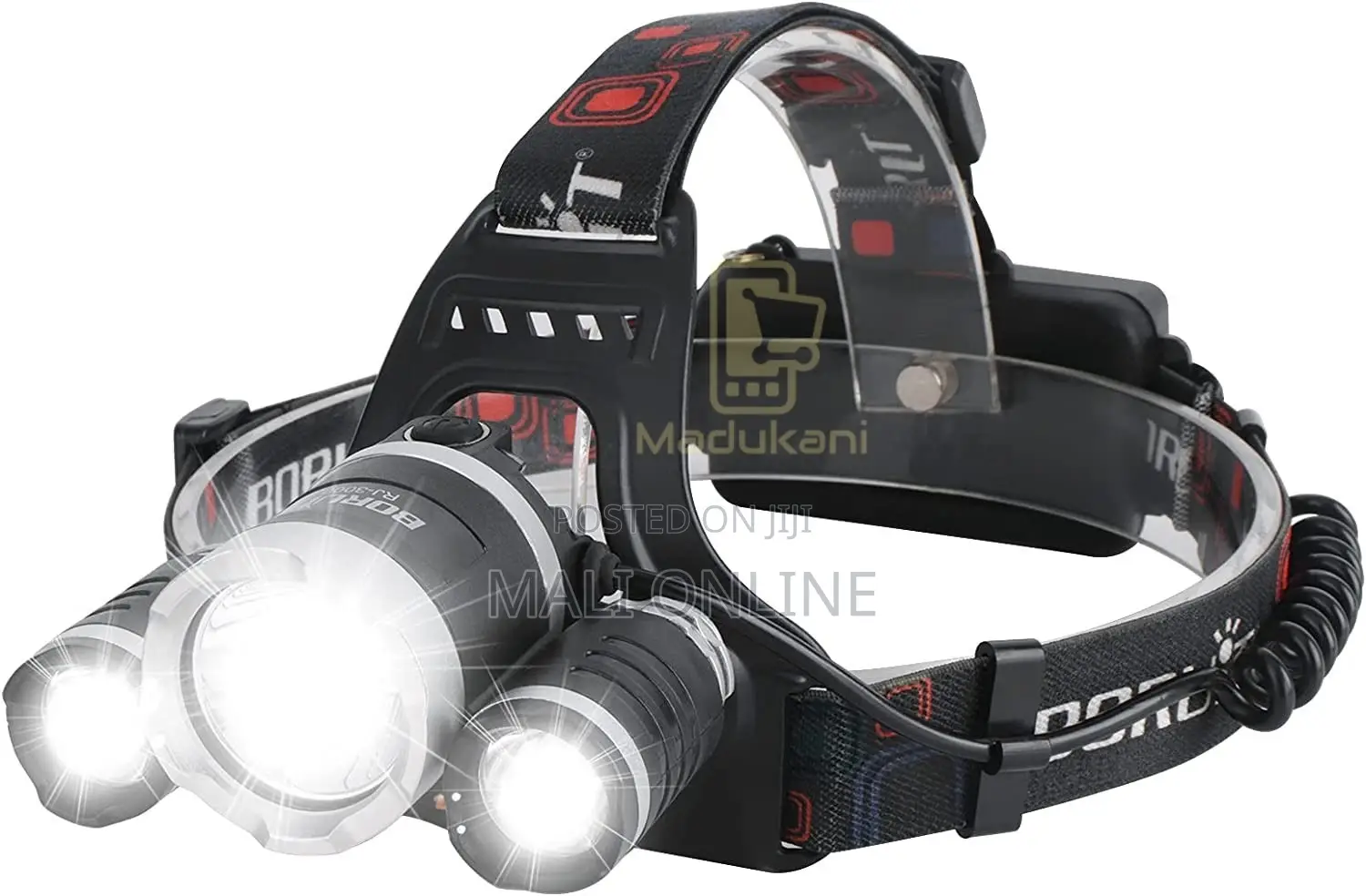 Rechargeable Led Headlamp 6000 Lumens 3 Led Head Torch Waterproof