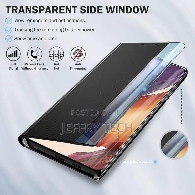 Samsung Galaxy Note 20 Ultra 5g Mirror Smart View Flip Case (No Phone)