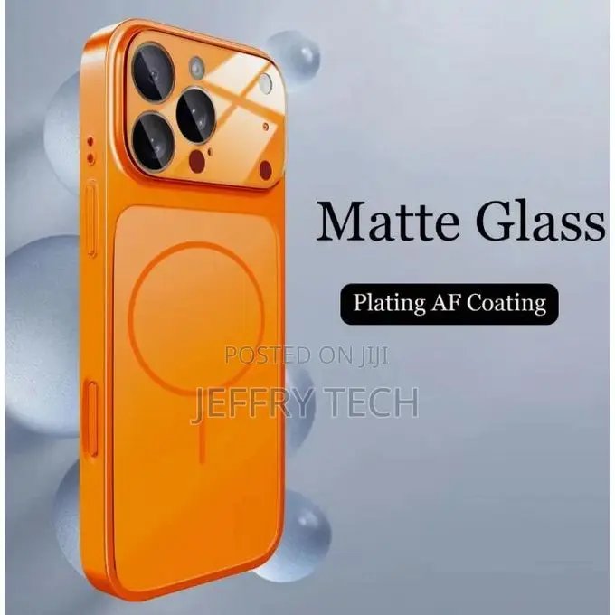 Apple iPhone 17 Pro Max Back Cover Original Orange Glass Nano Ag Maxi
