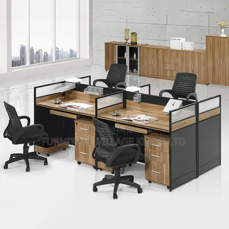 Workstation; 4-way Office Workstation Unit
