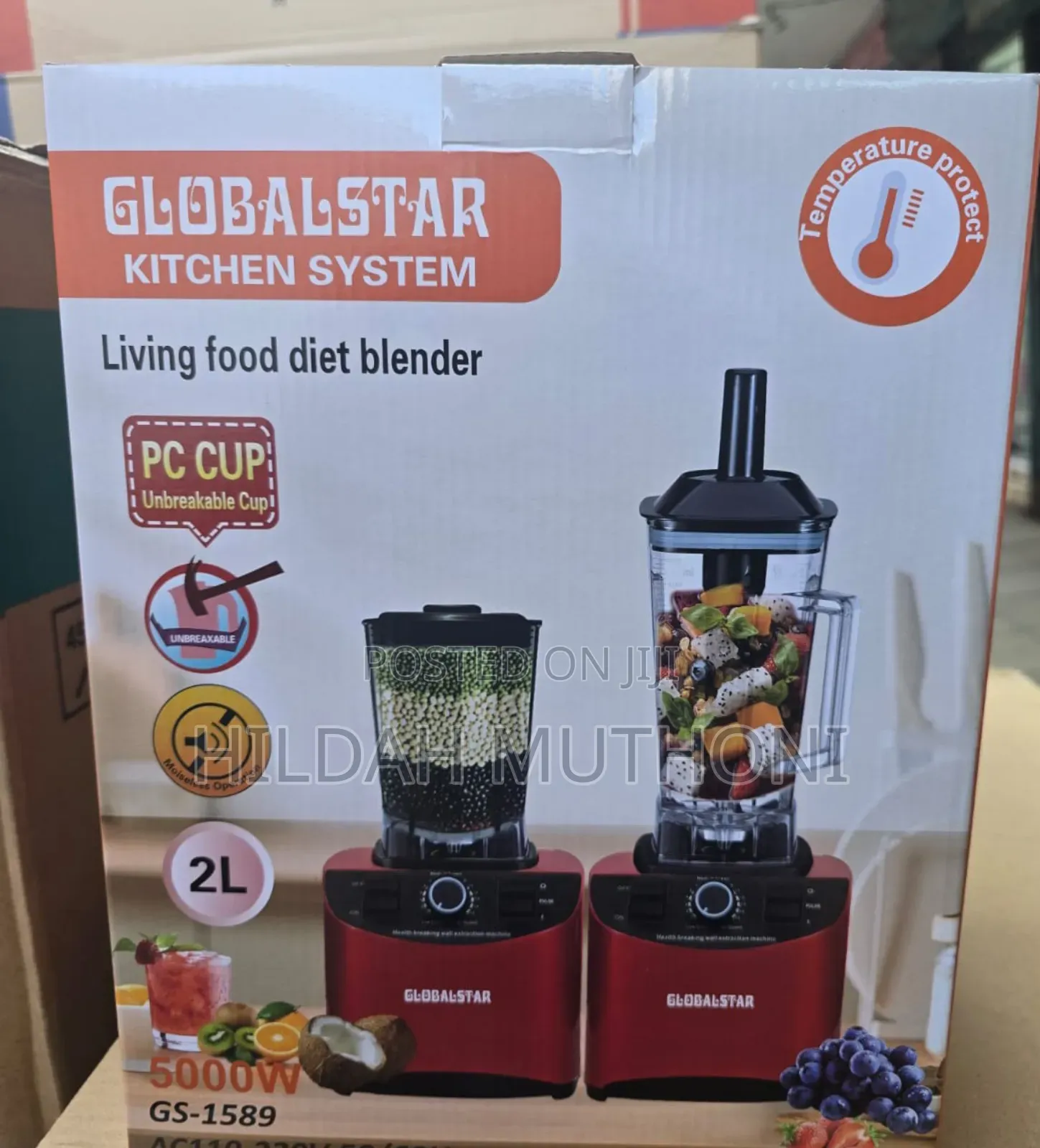 2 in 1 Globalstar Blender (Silvercrest Model With 1 Year Warrant