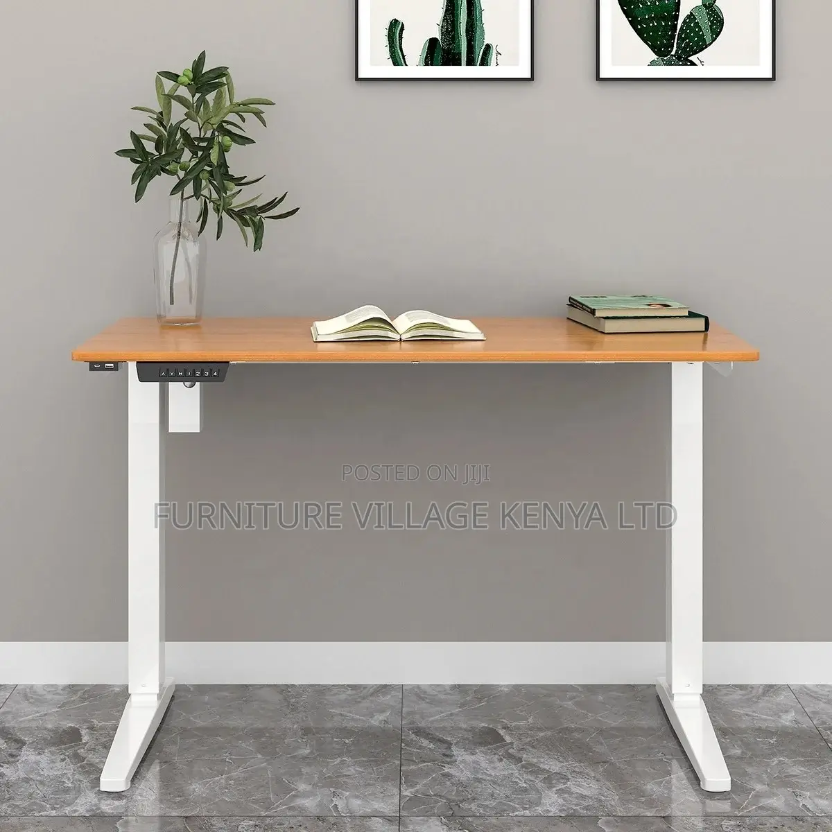 Office Desk; 1.2m Electric Height Adjustable Standing Desk