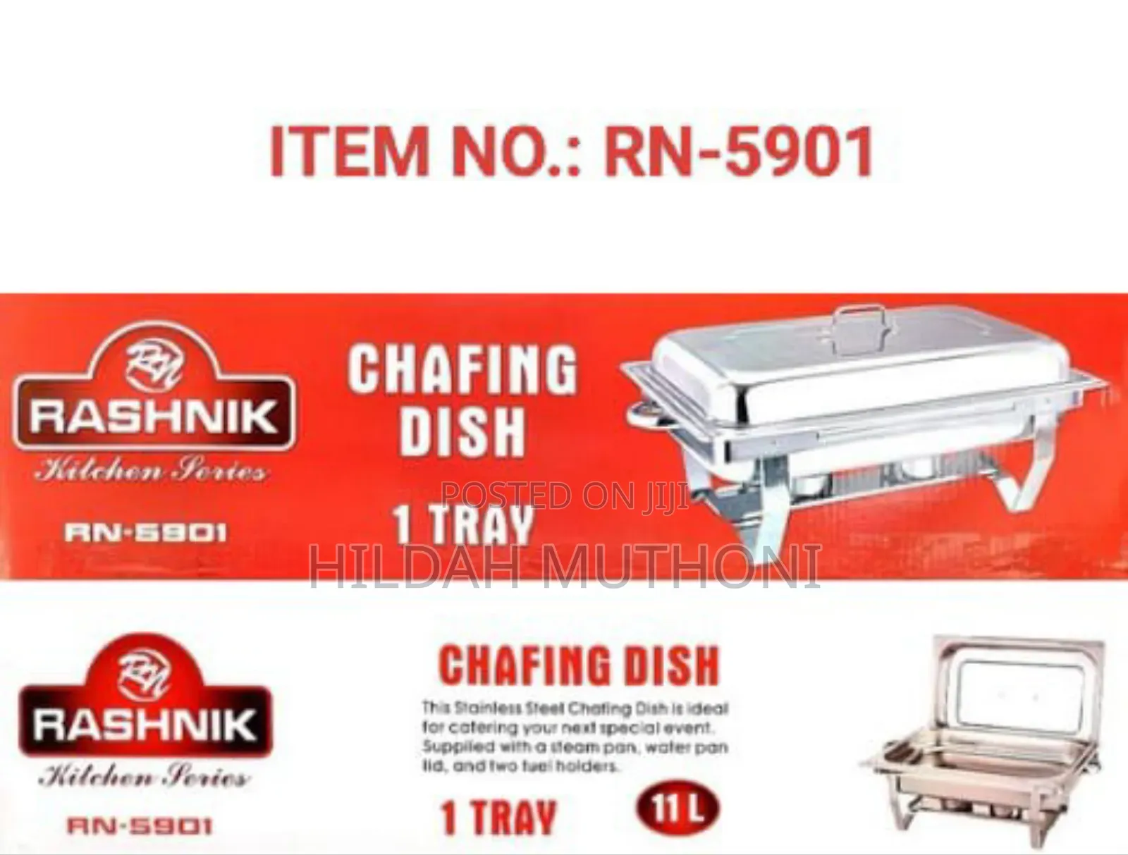 1 Tray Chafing Dish Single Tray