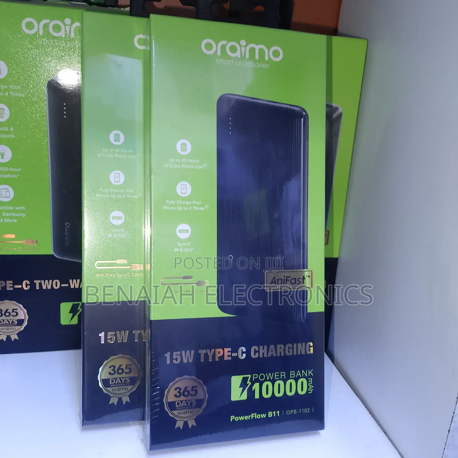 Oraimo 10000 Mah Portable Powerbank,