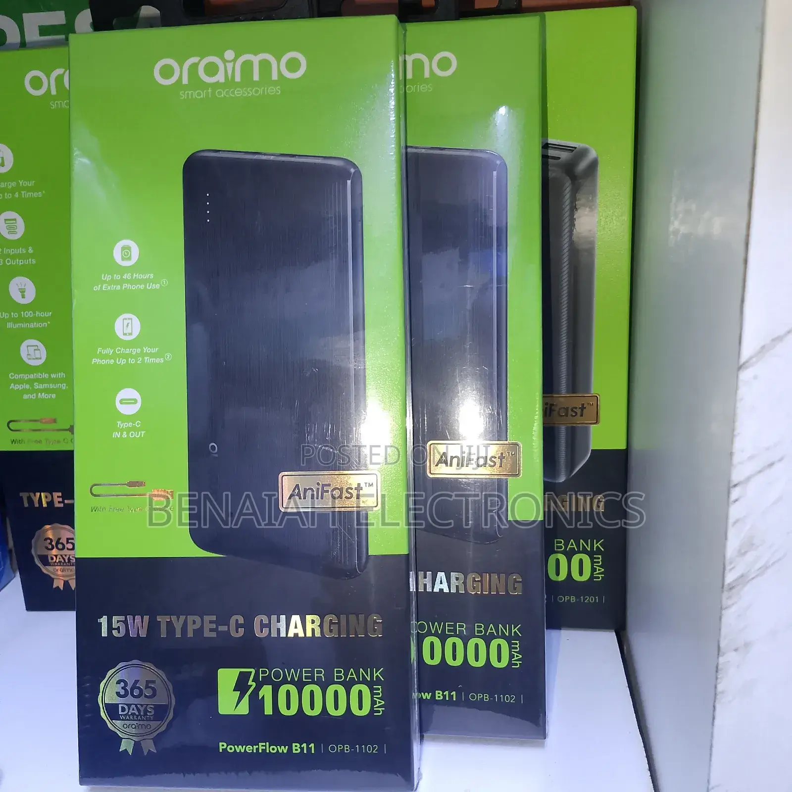 Oraimo 10000 Mah Portable Powerbank,