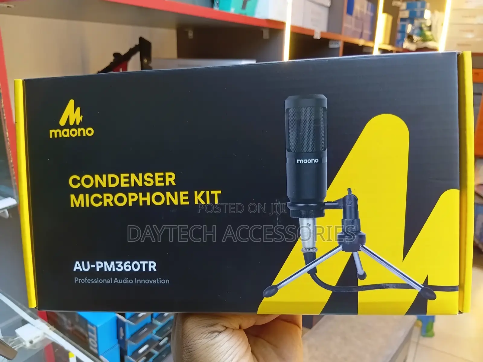 This Is a Maono Au-Pm360tr Condenser Microphone Kit.