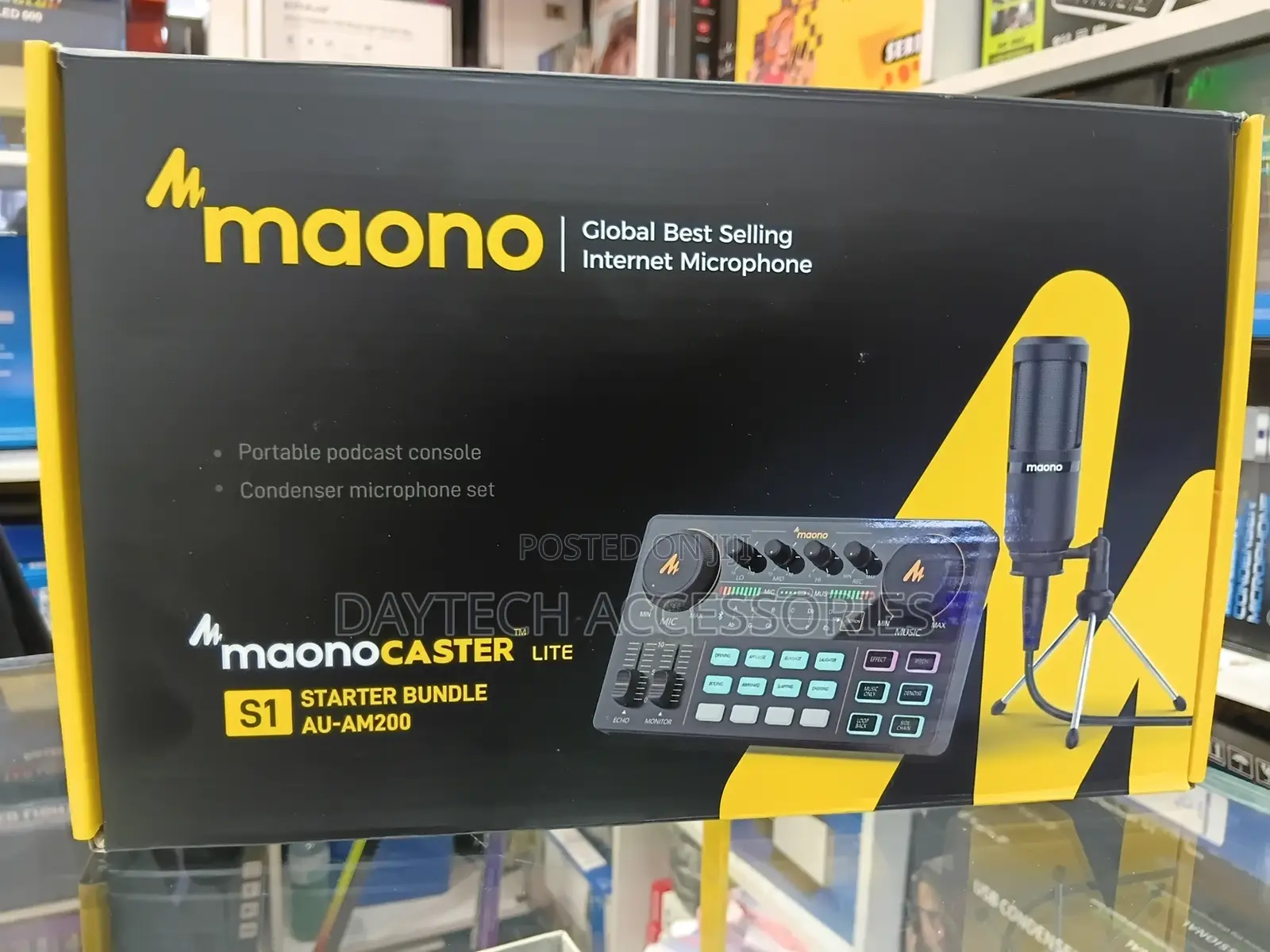 Maonocaster Lite Am200-S1 Mixer Microphone Earphone