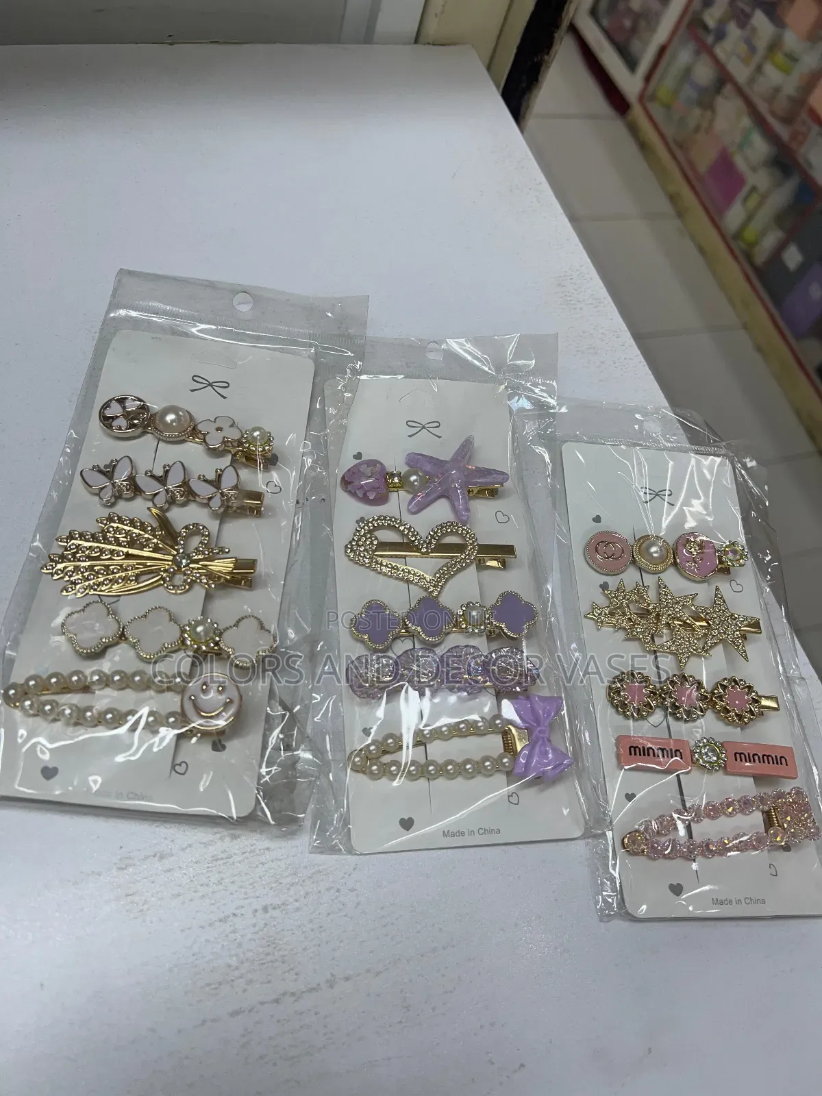 Set of 5 Hair Clips