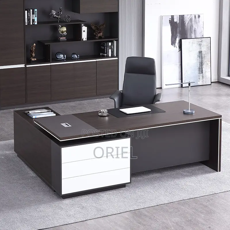 L-Shaped Office Desk : 180cm Executive Desk