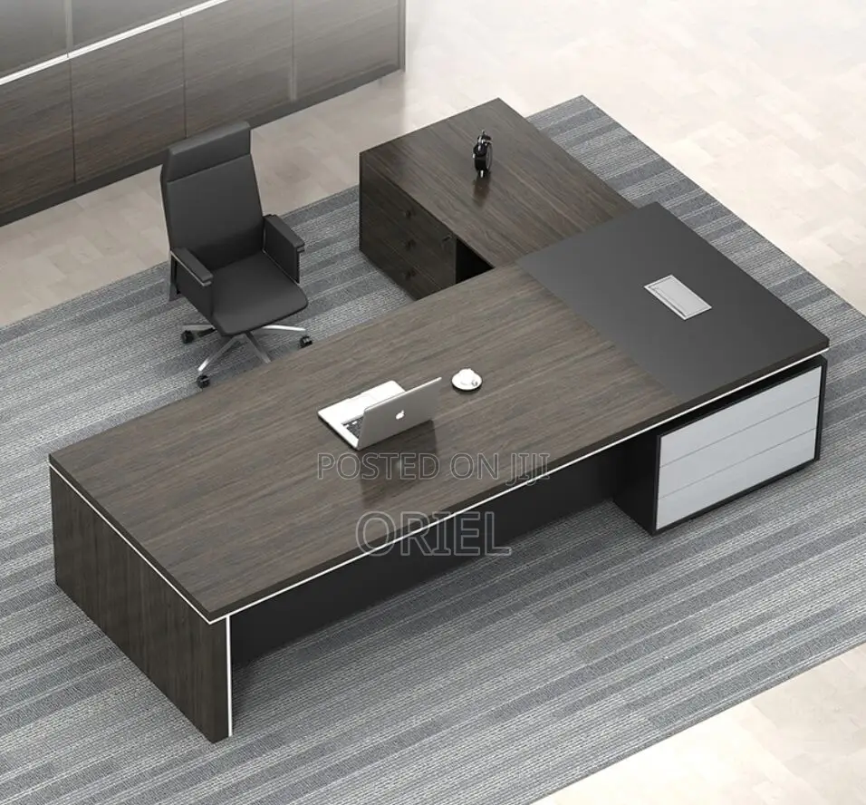 L-Shaped Office Desk : 180cm Executive Desk