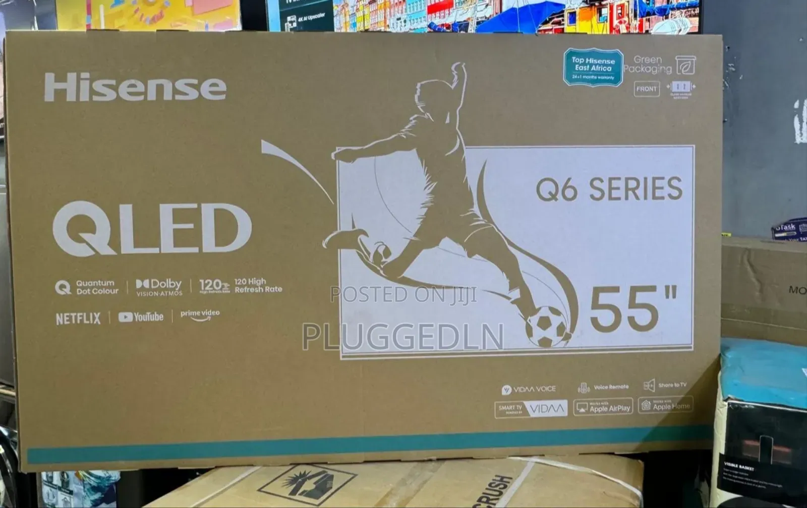 Hisense 55 Inch Qled Tv (Q6 Series) 55q6qken