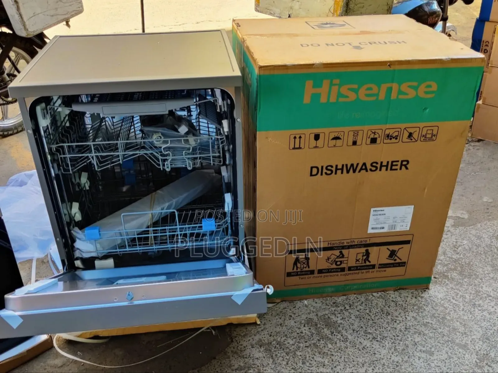 Hisense Dish Washer 13 Plates Grey Hs622e90g