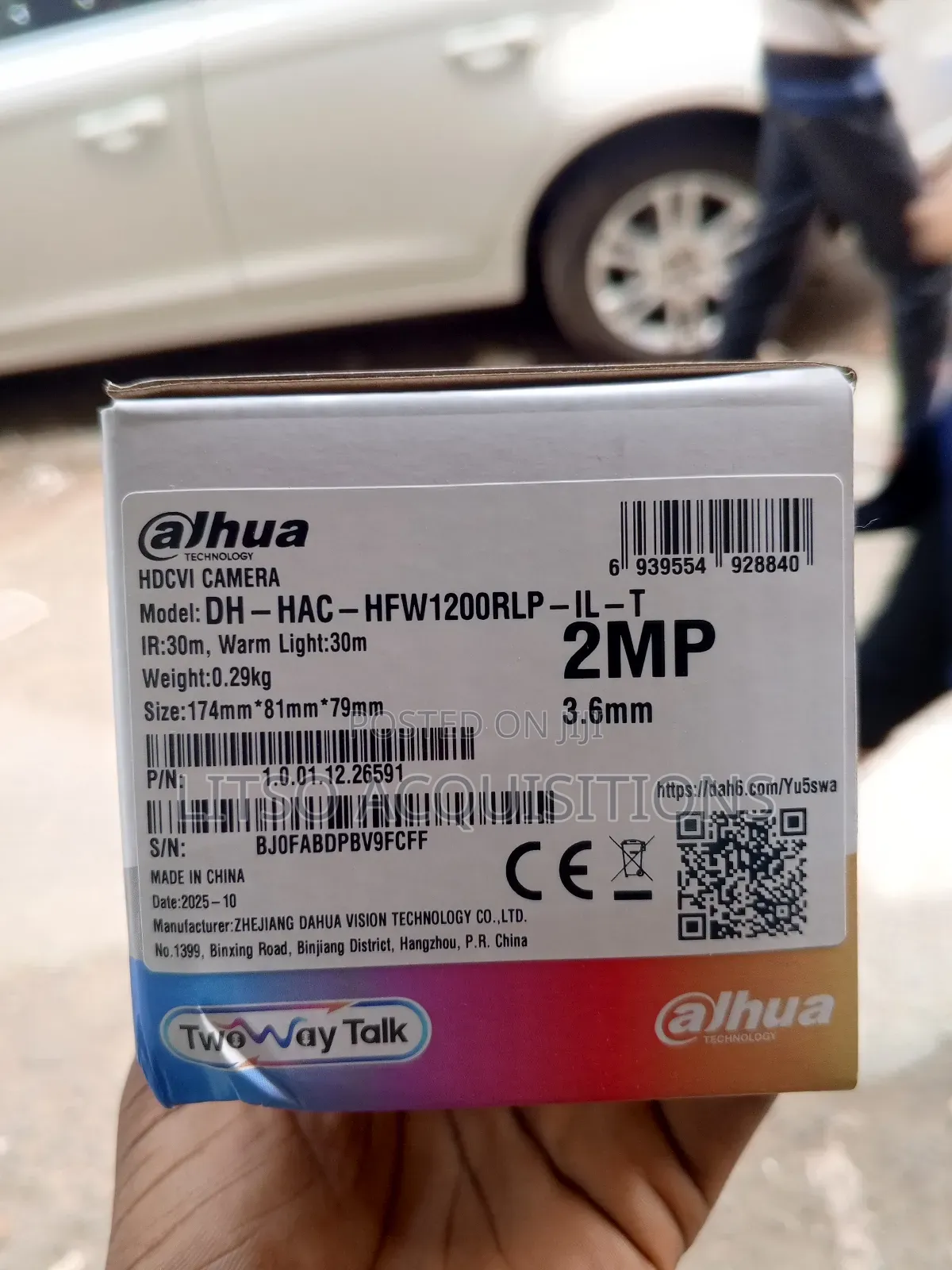 Ir Ahua Camera (2mp)