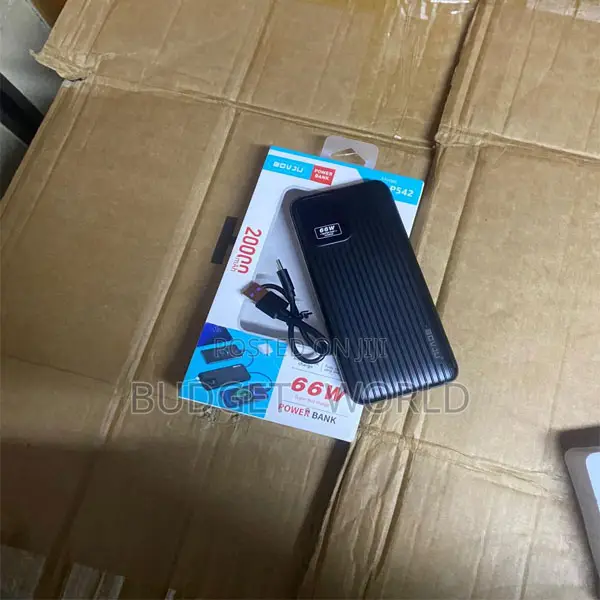 Kp542 Fast Charge Power Bank 20000mah – Dual Usb Output