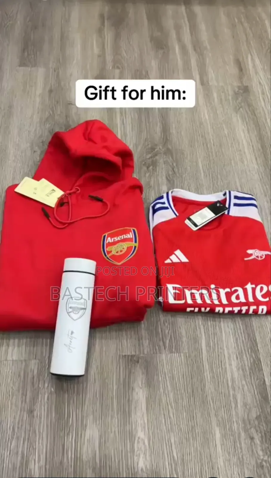 Customized Football Gift Set – Jersey, Hoodie Water Bottle