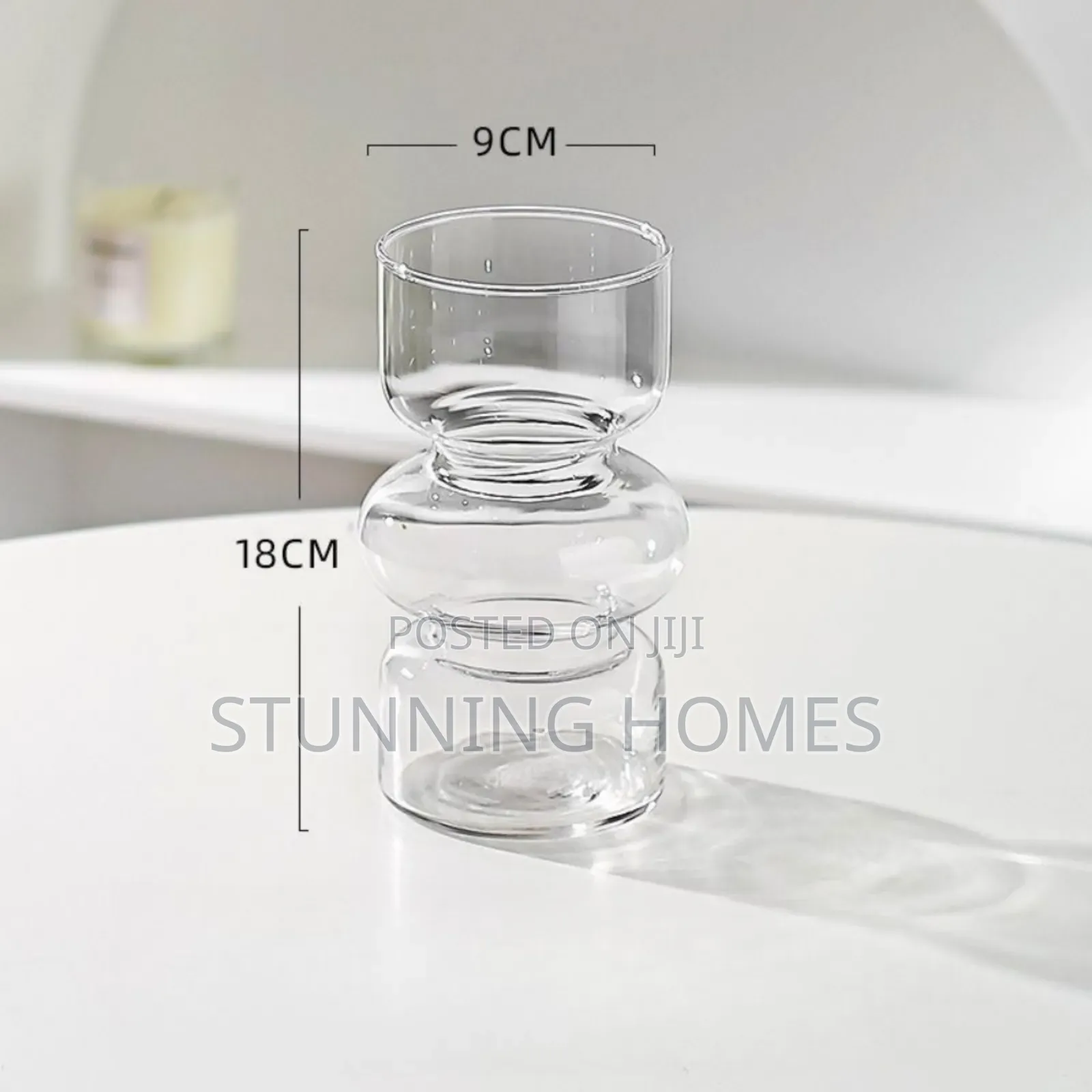 Spiral Glass Vase