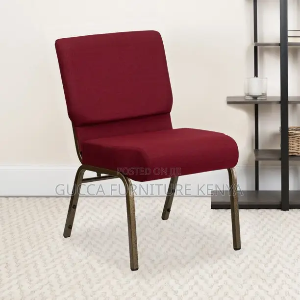 Armless Fabric Stackable Banquet Conference Chair