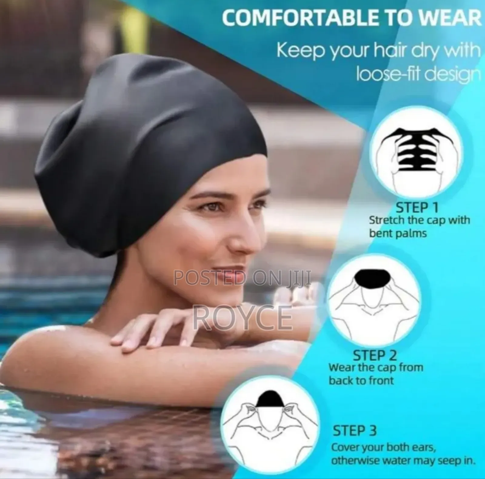 Extra Large Swimming Cap