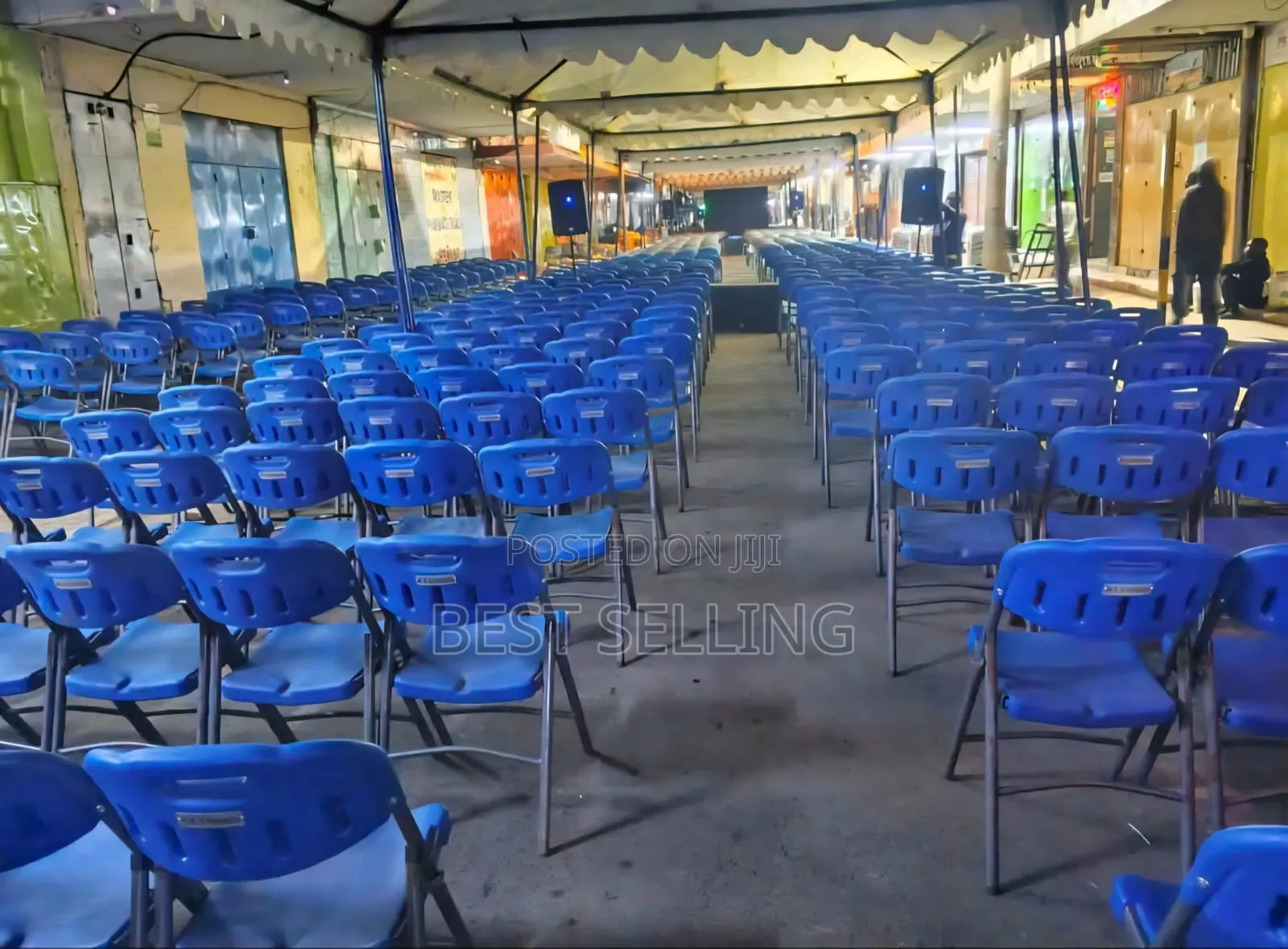 Blue Folderable Conference Chairs