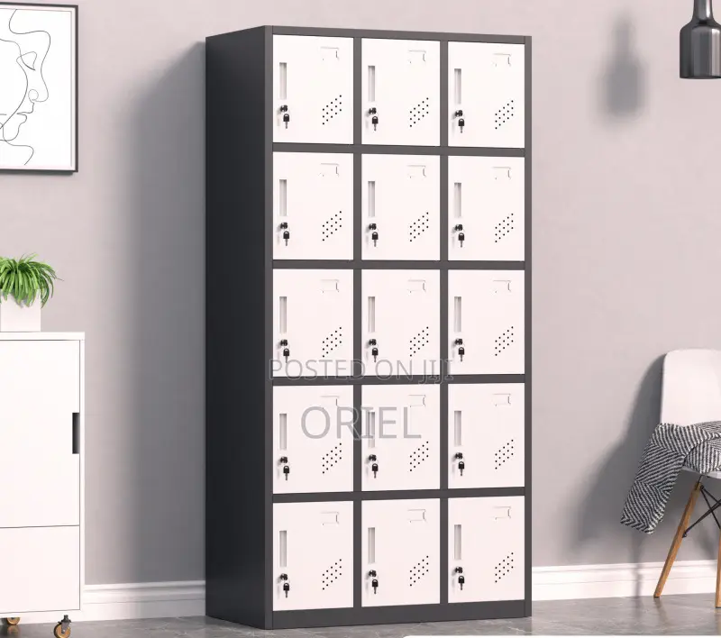 Office Cabinet : 15 Door Steel Filling Cabinet