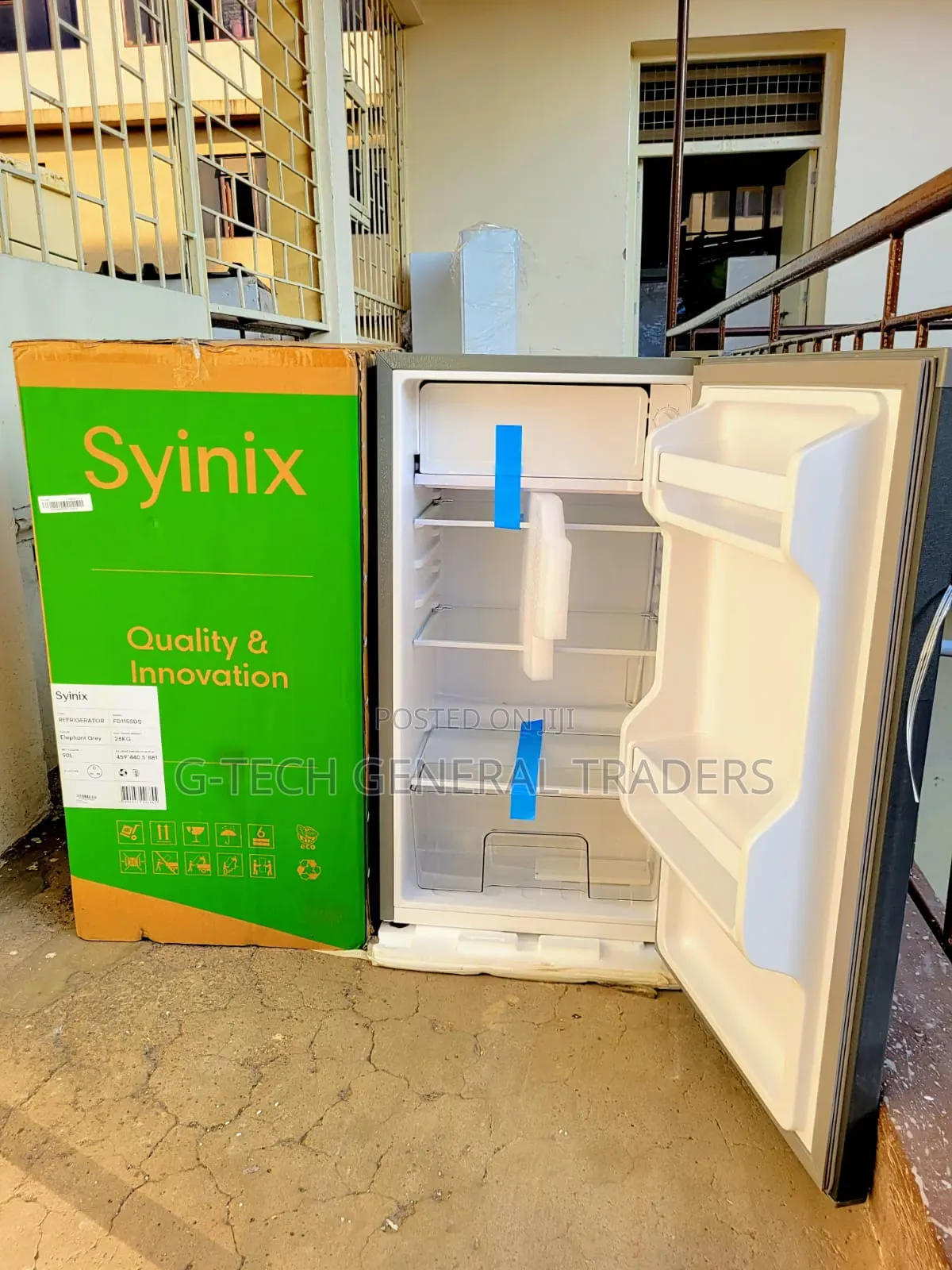 Syinix Fridge 90l Single Door Direct Cool (1yr Warranty)