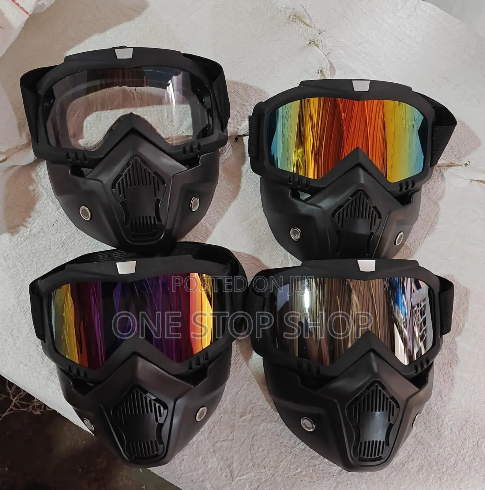 Bike Riders Face Mask Face Shield Googles