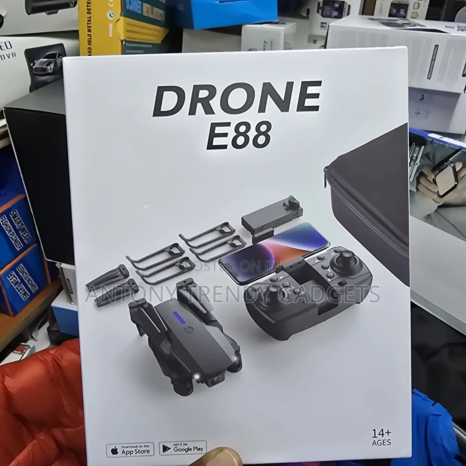 Portable E88 Pro Foldable Camera Drone For Beginners