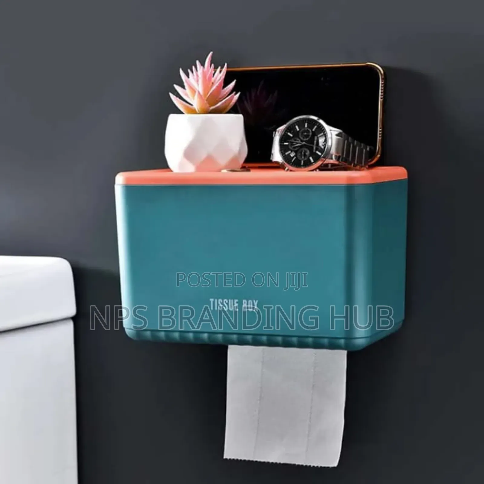 Wall Mounted Bathroom Roll Paper Hanger/Toilet Paper Box Gm
