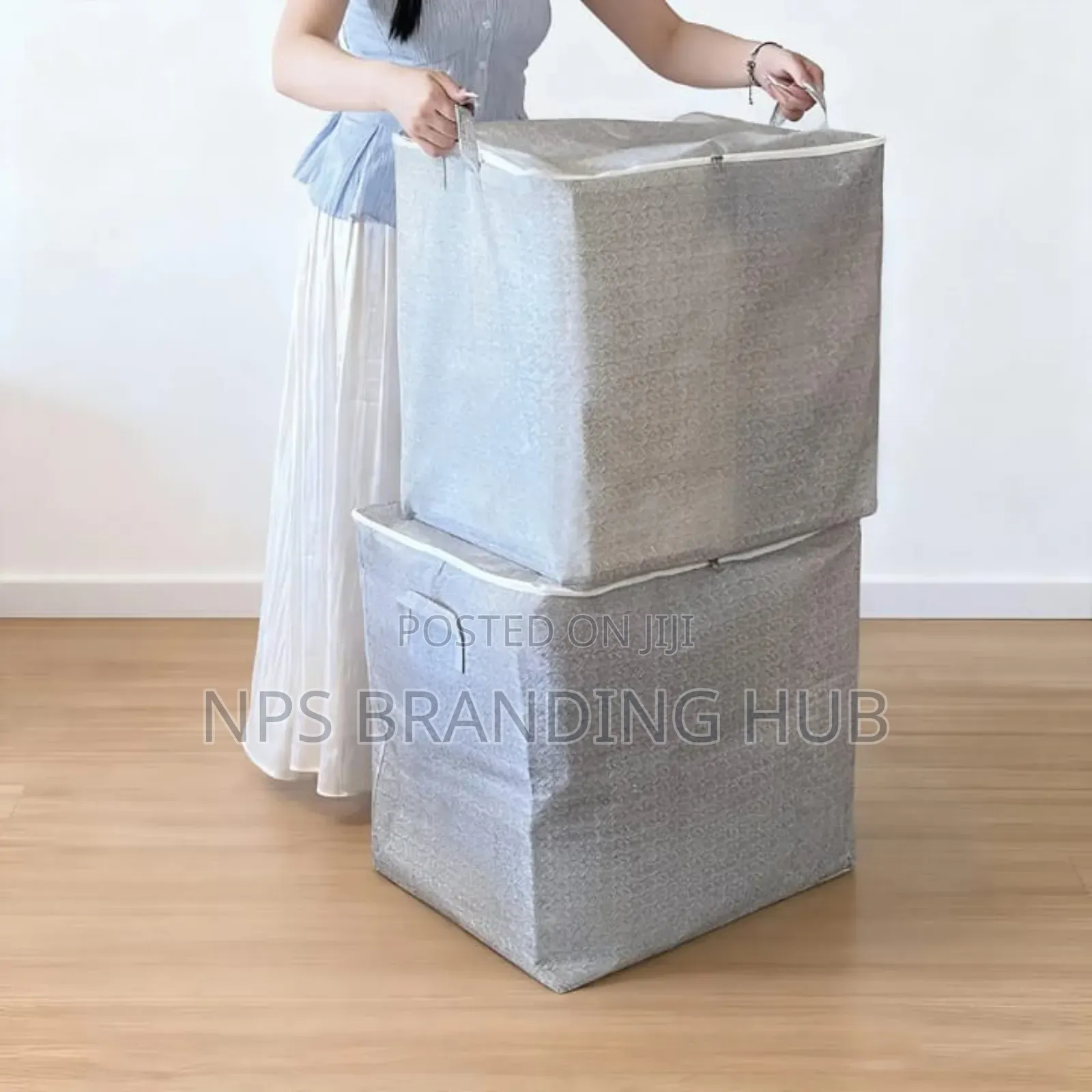 Non-wooven Dustproof Duvet/Clothes Storage Organizer 61×50×70cm Gm