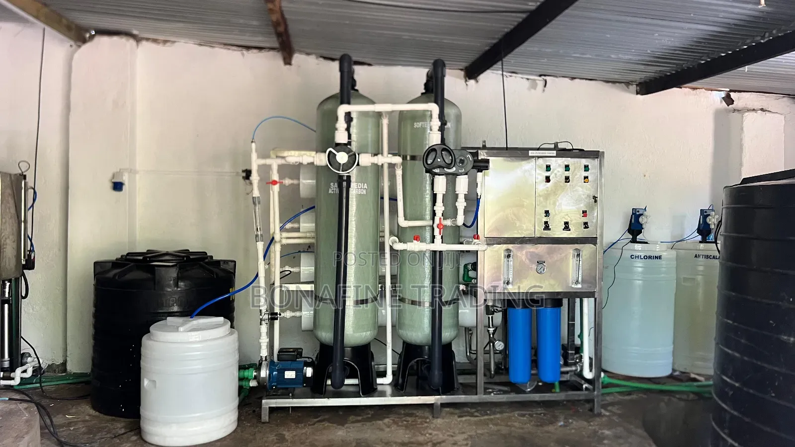 Sea Water Desalination Machine - Ro System For Salty Water, 2000lph