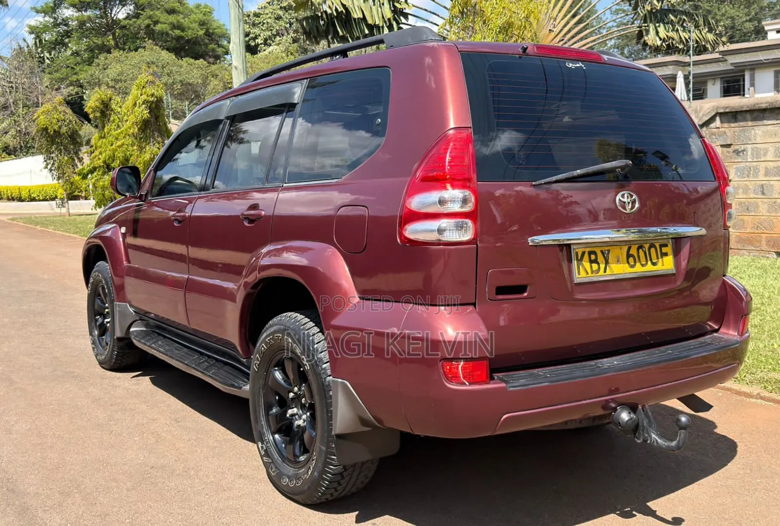 Toyota Land Cruiser Prado 3.0 D-4D 5dr 2007 Red