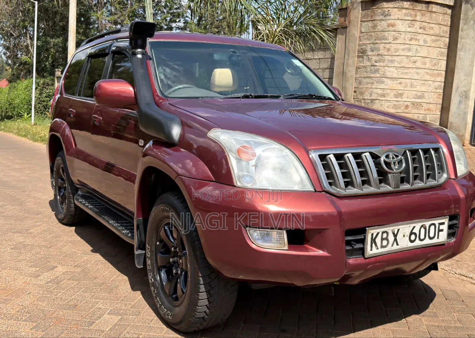 Toyota Land Cruiser Prado 3.0 D-4D 5dr 2007 Red