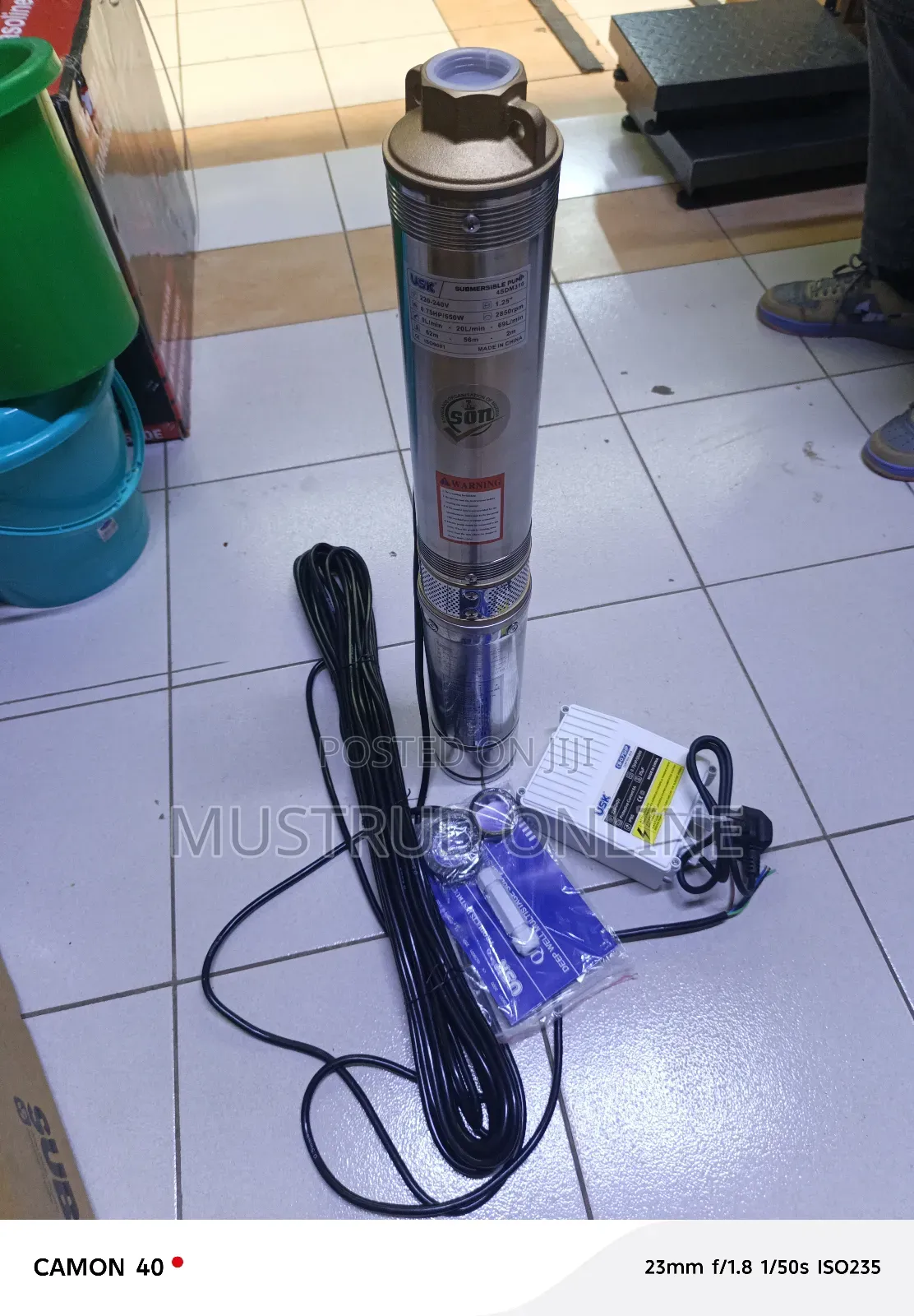 Usk 0.75hp Submersible Pump