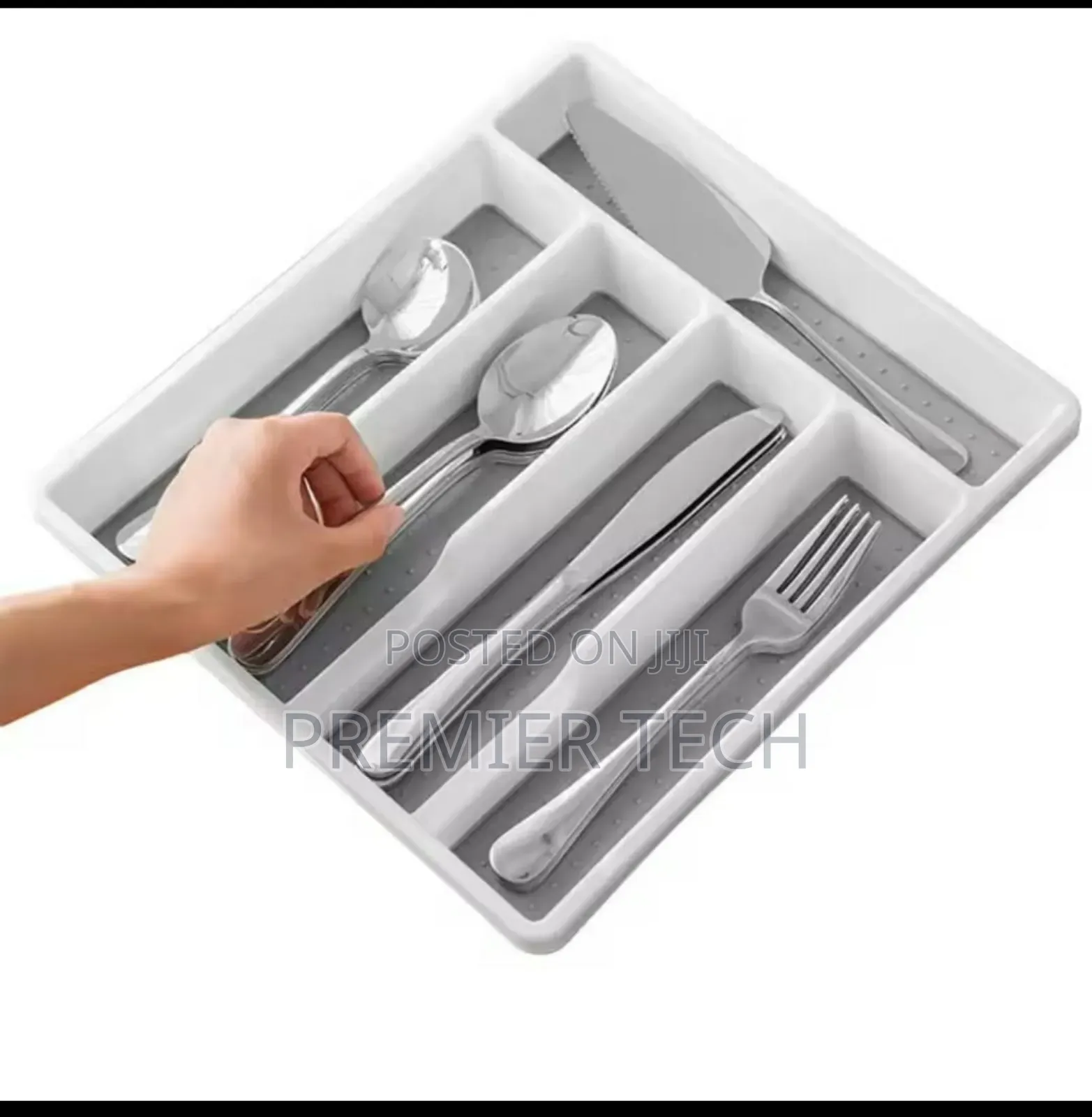 Plastic Non Expandable Cutlery Drawer Organizer
